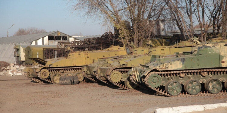 The Kazakh army is heavily bureaucratic