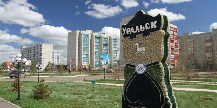 A show-off in Uralsk has outraged local residents